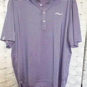 Ralph Lauren RLX Striped Classic Fit Performance Golf Polo Shirt XXL